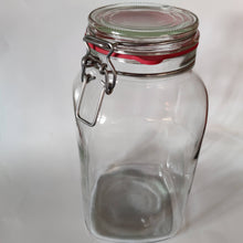 Load image into Gallery viewer, Clip-top jar with red rubber gasket and galvanized steel size 2590ml