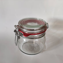 Load image into Gallery viewer, Clip-top jar with red rubber gasket and galvanized steel size 634ml