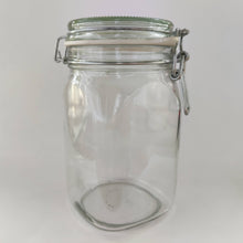 Load image into Gallery viewer, Clip-top jar with white rubber gasket and stainless steel size 11500ml
