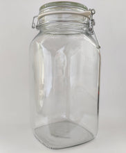 Load image into Gallery viewer, Clip-top jar with white rubber gasket and stainless steel size 2590ml