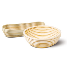 Load image into Gallery viewer, Two Rattan baskets long and round