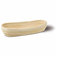 Load image into Gallery viewer, Long Rattan Rising Basket, oval shaped