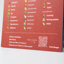 Load image into Gallery viewer, Scan de QR code voor seizoens gerechten