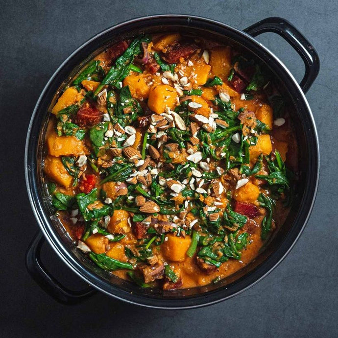 Beetroot and pumpkin curry