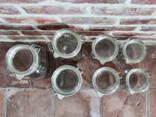 Load image into Gallery viewer, Top view of mason jars with all the same diameter opening
