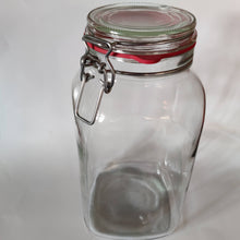 Load image into Gallery viewer, Clip-top jar with red rubber gasket and galvanized steel size 2590ml
