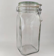 Load image into Gallery viewer, Clip-top jar with white rubber gasket and stainless steel size 1540ml
